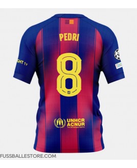 Günstige Barcelona Pedri Gonzalez #8 Heimtrikot 2025-26 Kurzarm